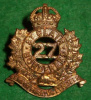 MM112 COLLAR BADGE - 27th LAMBTON ST. CLAIR'S BORDERS